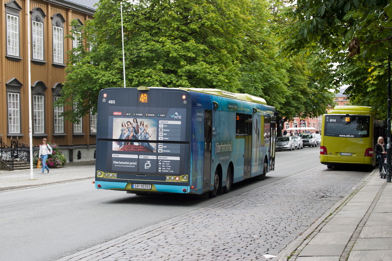 Nettbuss Trondheim #465, Munkegata, Trondheim, .jpg