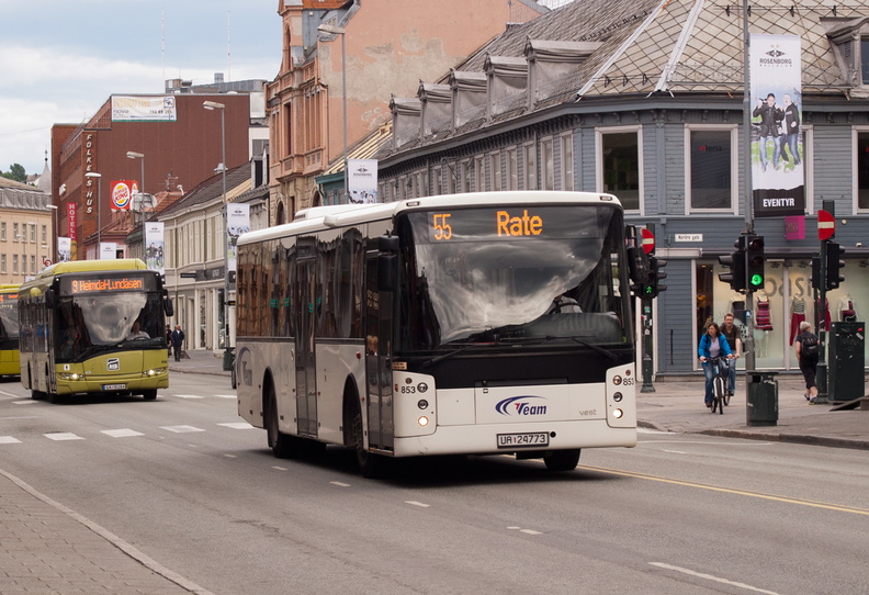 Nettbuss Trondheim #853, Olav Tryggvasons gate,.jpg