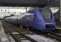 Skånetrafiken X61 025 Västerås C, 2014-03-17
